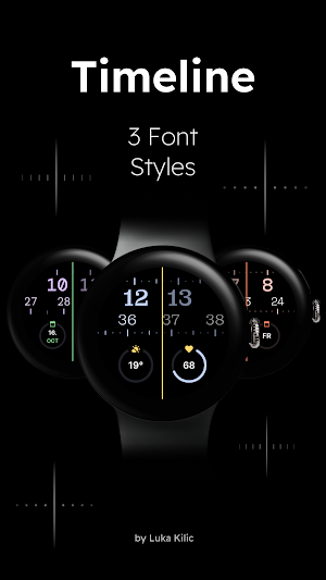 Timeline - Minimal Watch Face Screenshot 2