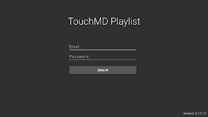 TouchMD Playlist Screenshot 1