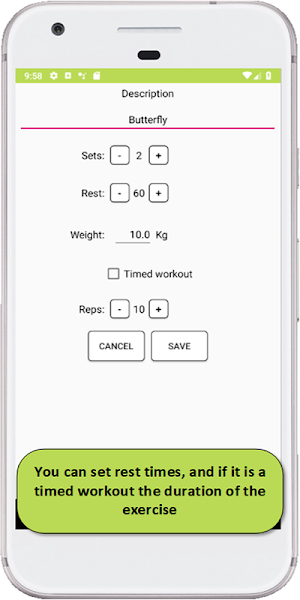 Simple Gym Timer Screenshot 2
