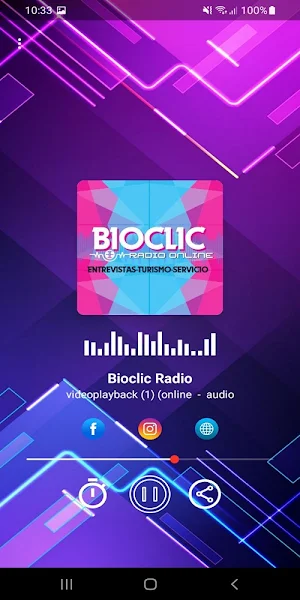 Bioclic Radio Screenshot 1