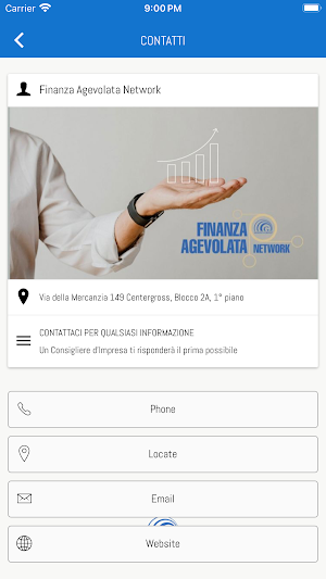 Finanza Agevolata Network Screenshot 2
