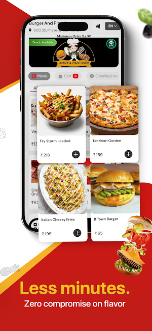 Burger Pizza Lovers Screenshot 1