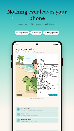FlipPics: Coloring Page Maker Screenshot 2