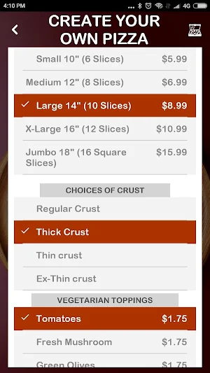 Pizza by Johnny Screenshot 1