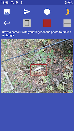 Highlight on the photo and send - easy and quickly Screenshot 3