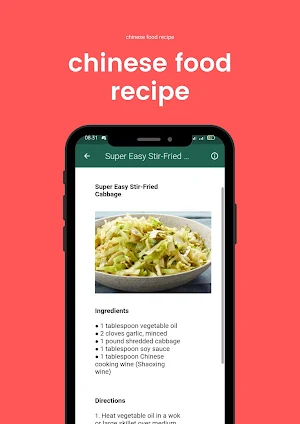 chinese food recipe Screenshot 2