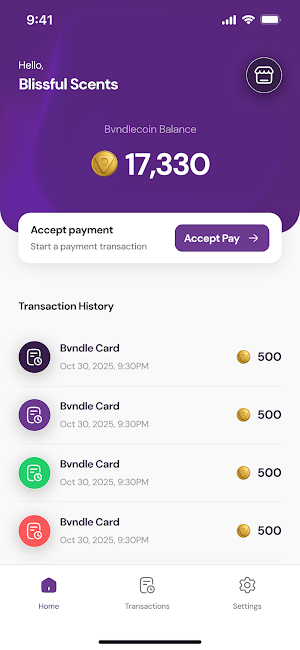 Bvndle Partner App Screenshot 0