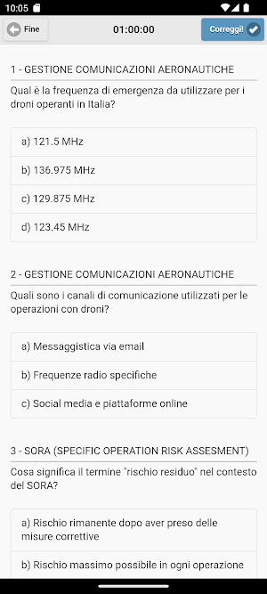 Quiz STS-01 Droni Screenshot 2
