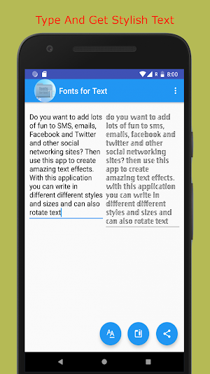 Fonts Screenshot 0