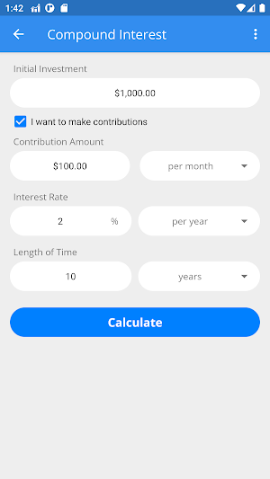 Compound Interest Screenshot 1