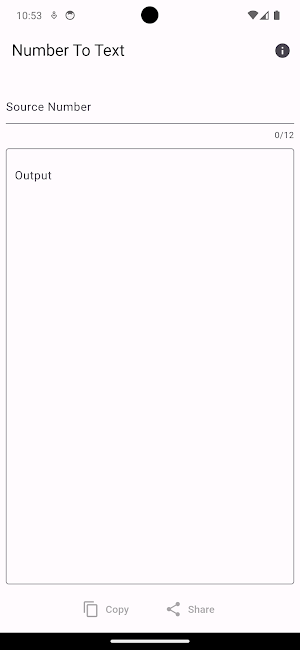 Number to Text Screenshot 0