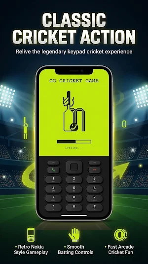 OG Cricket Game -Retro 2D Game Screenshot 2