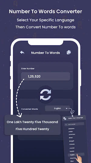 Number To Word Converter Screenshot 1
