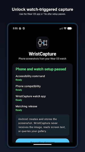 WristCapture: Phone Screenshot Screenshot 0