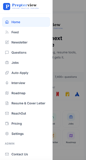 Prepterview Screenshot 1