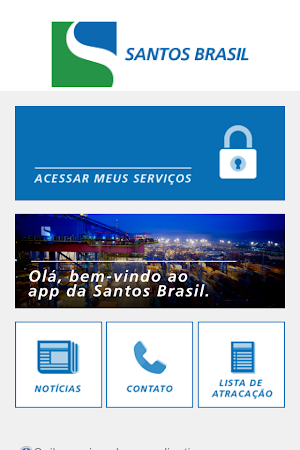Santos Brasil APP Screenshot 0