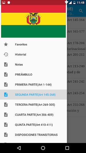 Constitución de Bolivia Screenshot 0