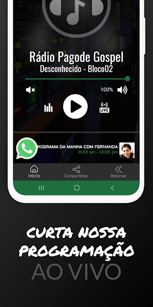 Rádio Pagode Gospel Screenshot 3
