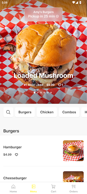 Amy's Burgers Screenshot 1