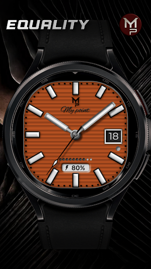 EQUALITY - Analog Watch face Screenshot 3