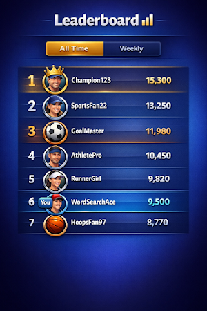 Sports Word Search Screenshot 1