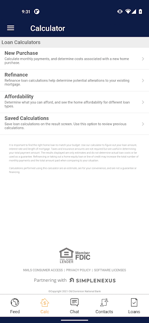 ODNB Mortgage Screenshot 1