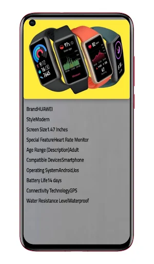 Huawel Band 6 fitness  Guide Screenshot 2