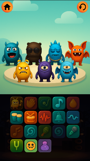 Monster Music Maker BeatBox 3D Screenshot 0