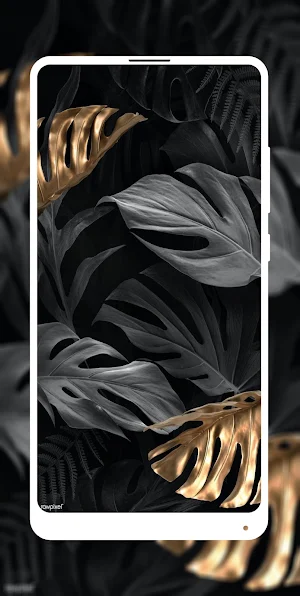 Black Gold Wallpaper Screenshot 1