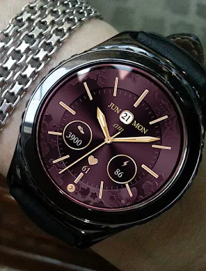 Silky Night Watch Face Screenshot 0