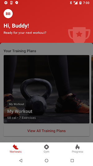 Vitalis Fitness App Screenshot 0