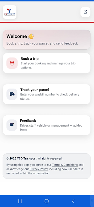YSG Transport Screenshot 1