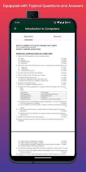 Computer Studies Form 1-4 Screenshot 2