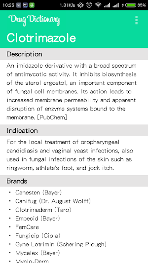 Medical Drug Dictionary Screenshot 1