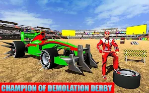 Formula Car Demolition Derby 2020: Car Crash Game Screenshot 0