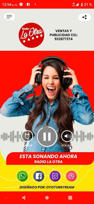 Radio La Otra - Perú Screenshot 2