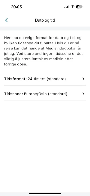 Medisindagboka Screenshot 1