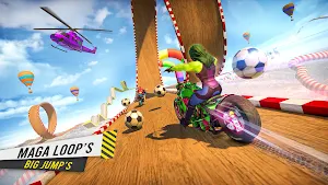GT Bike Racing Stunt Bike Game Screenshot 2
