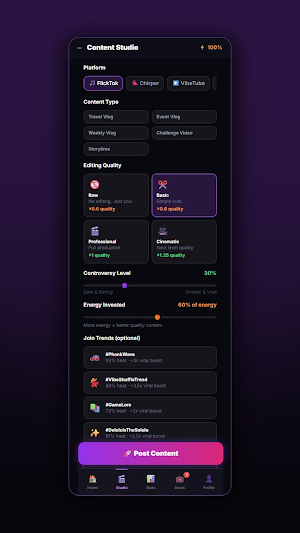 INFLUENCR Screenshot 3