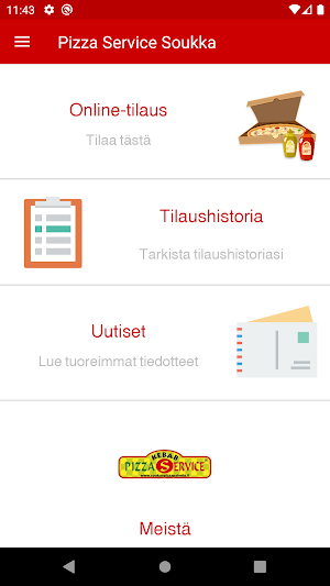 Pizza Service Soukka Screenshot 1