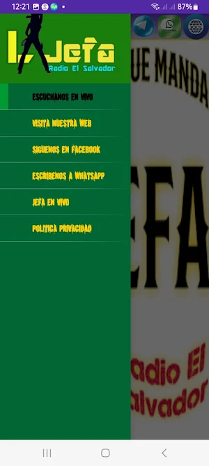 La Jefa Radio El salvador Screenshot 3