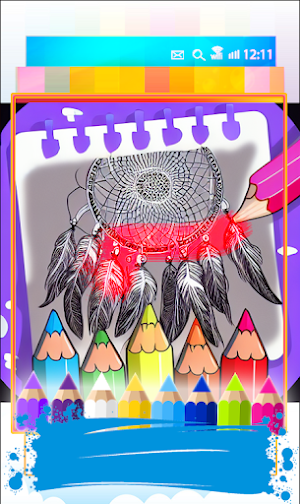 Dream catcher coloring book Screenshot 3