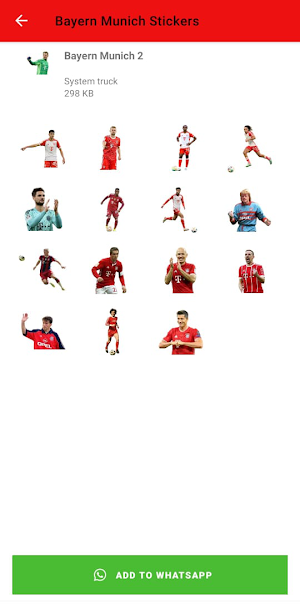 Bayern Munich Stickers Screenshot 1