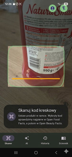 Oko na skład: Food Scanner Screenshot 1