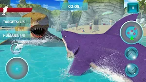 Hungry Shark Attack Simulator: New Hunting Game Screenshot 2