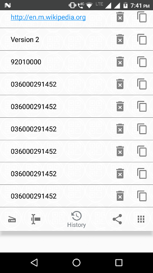 QR reader & Barcode scanner Screenshot 2