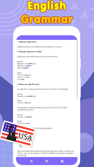 English Grammar: Adjectives Screenshot 2