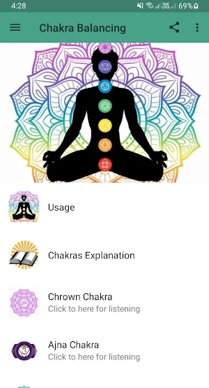 Most Powerful Chakra Balancing Tuning Audio Screenshot 1