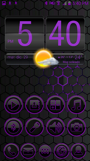 ICON PACK DARK SPACE 2 PURPLE Screenshot 2