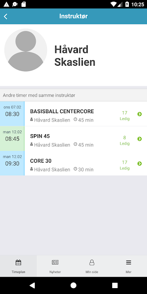 Oppdal Treningssenter Screenshot 2